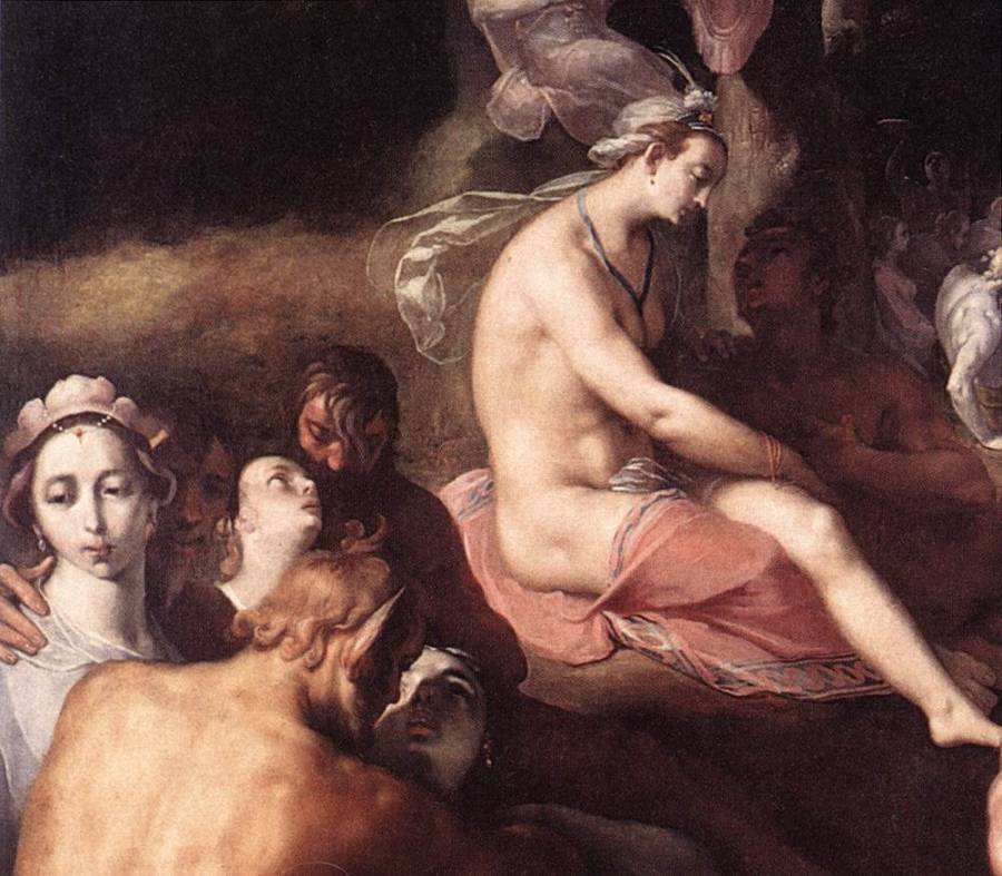 Cornelis van Haarlem - Le mariage de Pelee et Thetis (detail) 1.jpg